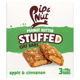 Pip & Nut Peanut Butter Stuffed Oat Bar Apple & Cinnamon 3 x 48g