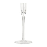 Habitat Tall Clear Stem Small Glass Taper Holder