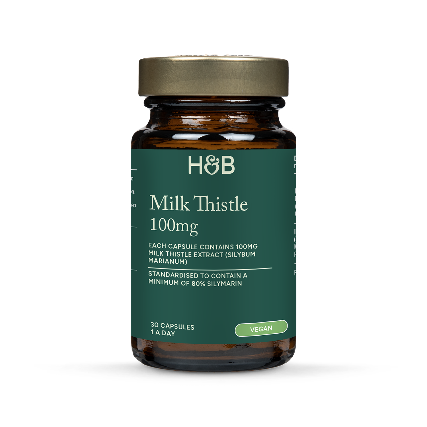 Holland & Barrett Milk Thistle 100mg 30 Capsules - 998239