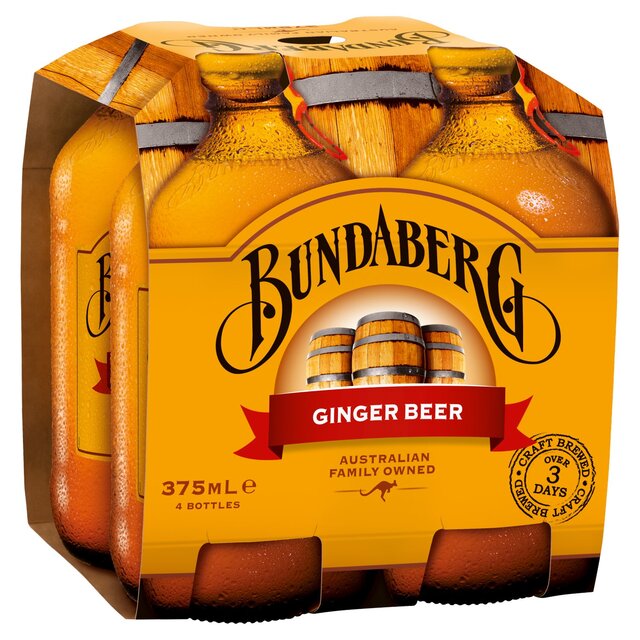 Bundaberg Australian Ginger Beer   4 x 375ml - McGrocer