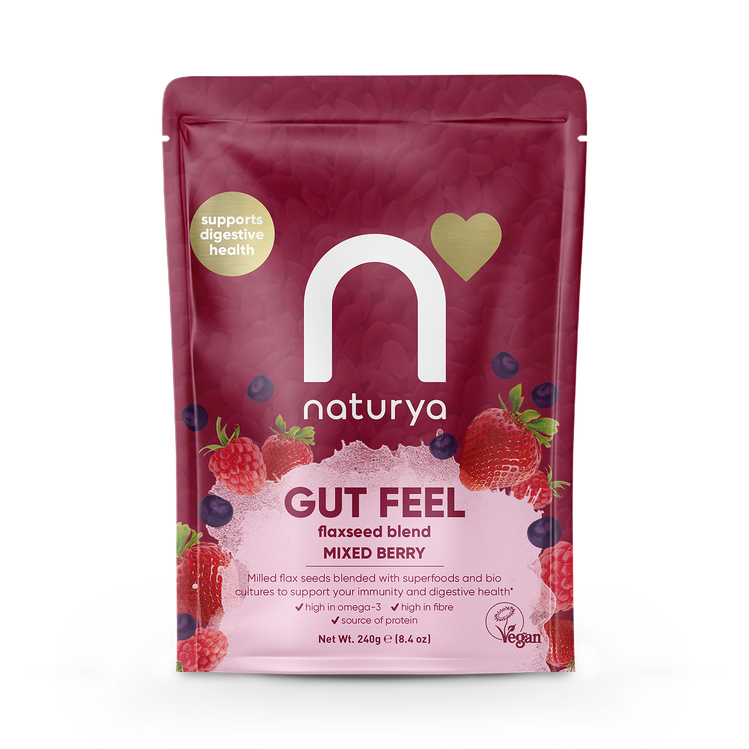 Naturya Gut Feel Flaxseed Blend Cacao & Maca 240g - 998867