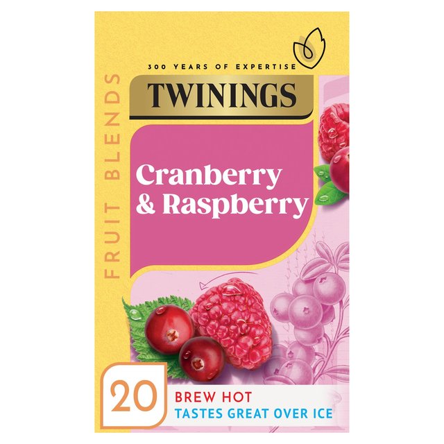Twinings Cranberry & Raspberry Tea   20 per pack GOODS M&S   