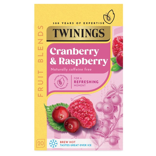 Twinings Cranberry & Raspberry Tea   20 per pack GOODS M&S   