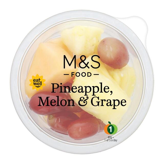 M&S Pineapple Melon & Grapes   130g - McGrocer