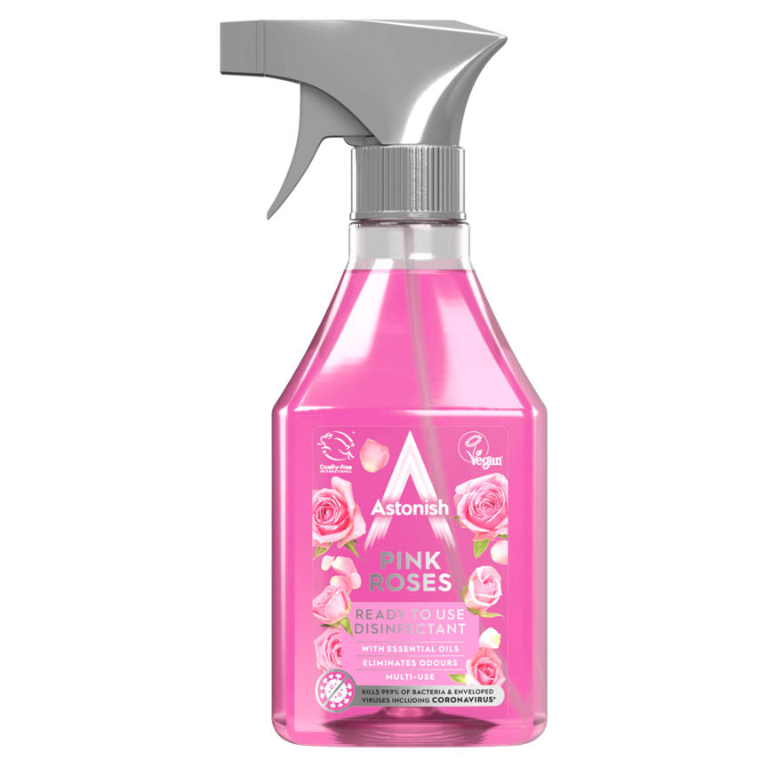 Astonish Pink Roses Ready to Use Disinfectant - McGrocer
