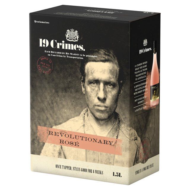 19 Crimes Rose Bag in Box   1.5L - McGrocer