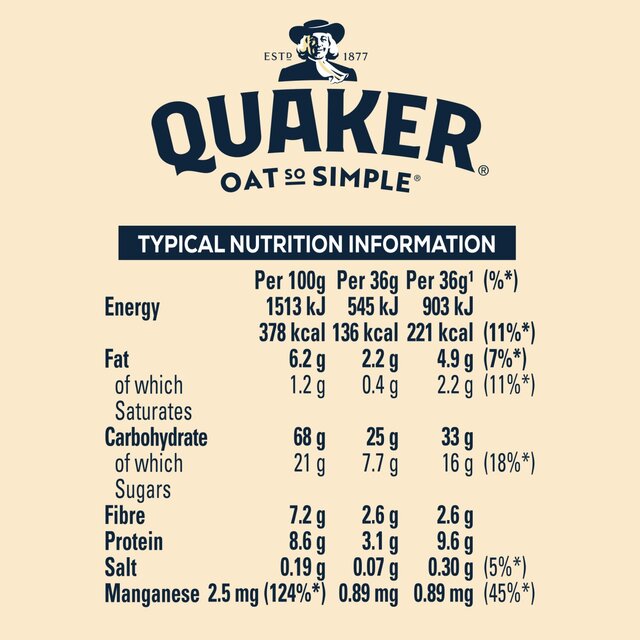 Quaker Oat So Simple Apple & Blueberry Porridge Sachets Cereal   10 per pack - McGrocer