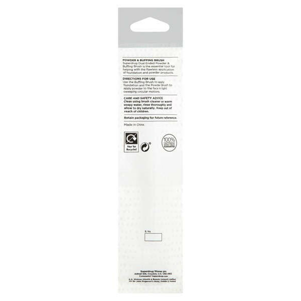 Superdrug Dual Ended Powder/Buffing Brush GOODS Superdrug   
