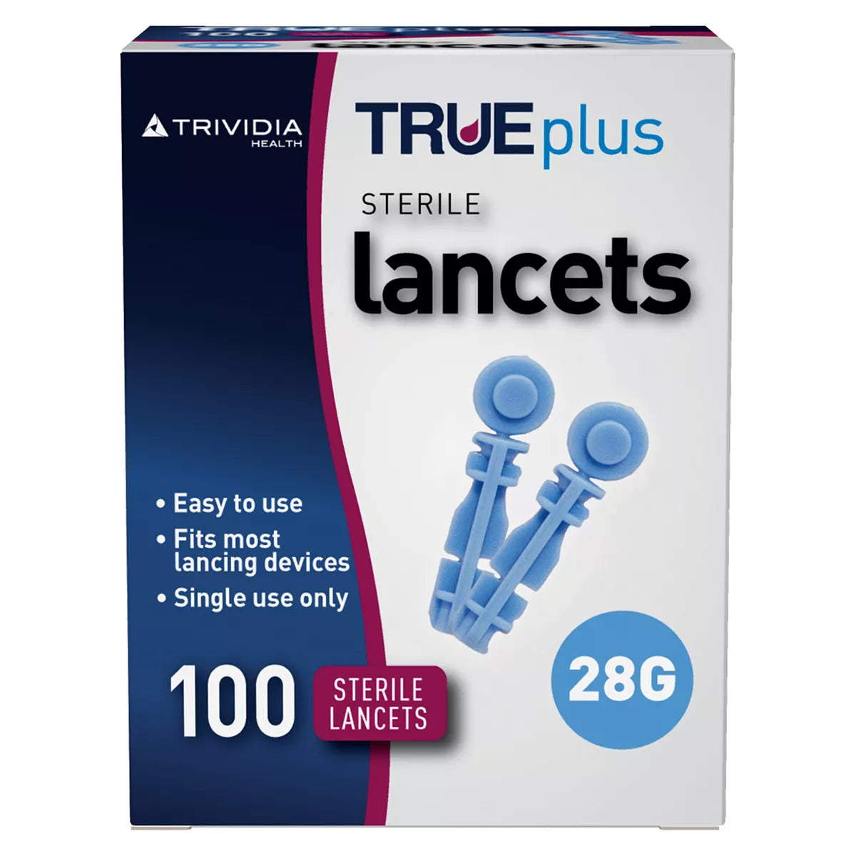 Trueplus Sterile Lancets 28 Gauge - 100 Lancets - McGrocer