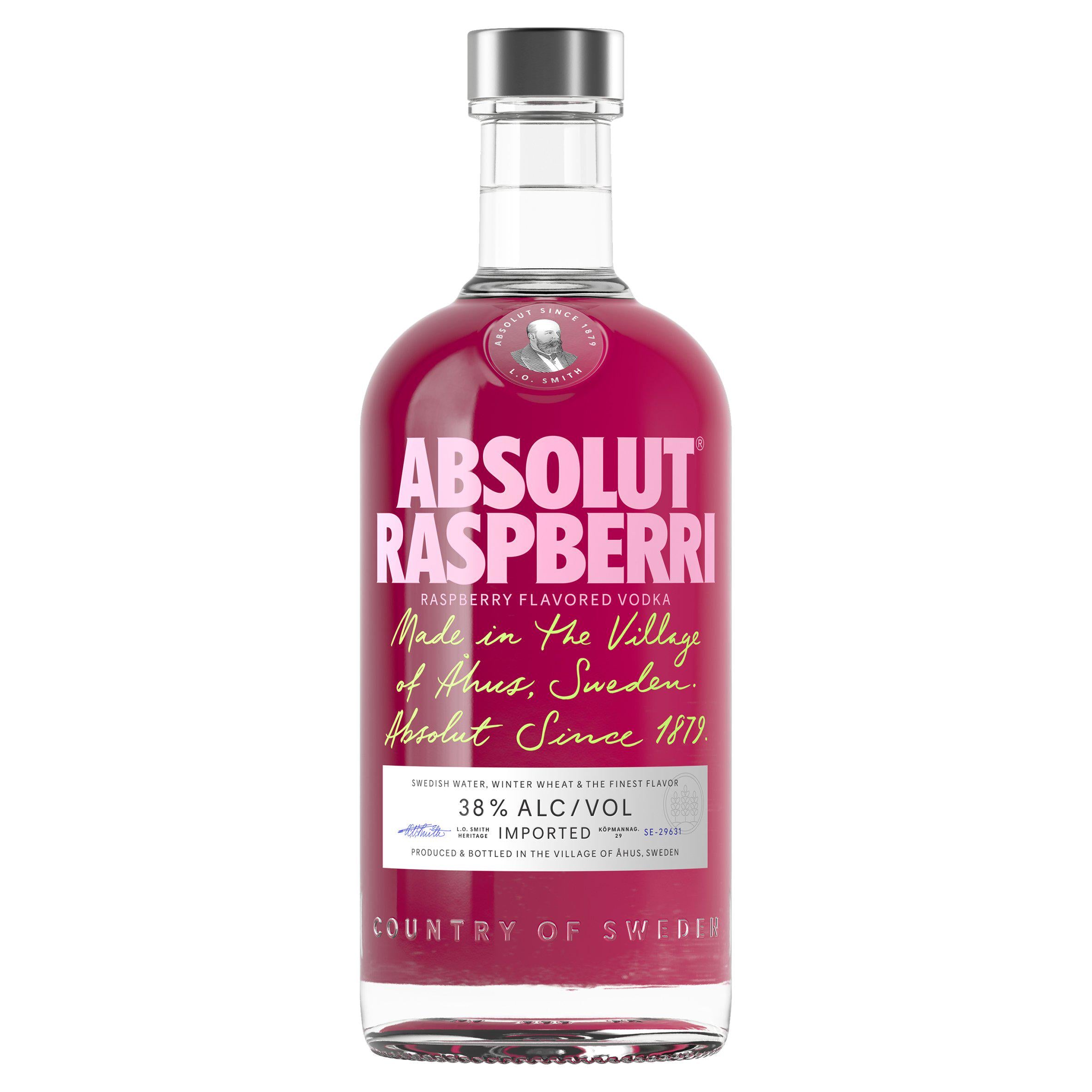 Absolut Raspberry Flavored Vodka 700ml - McGrocer