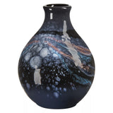 Poole Pottery Celestial Bud Vase, Grey/Blue, H12.5cm