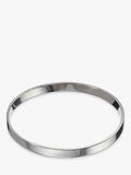 Andea Sterling Silver Square Edge Bangle Silver