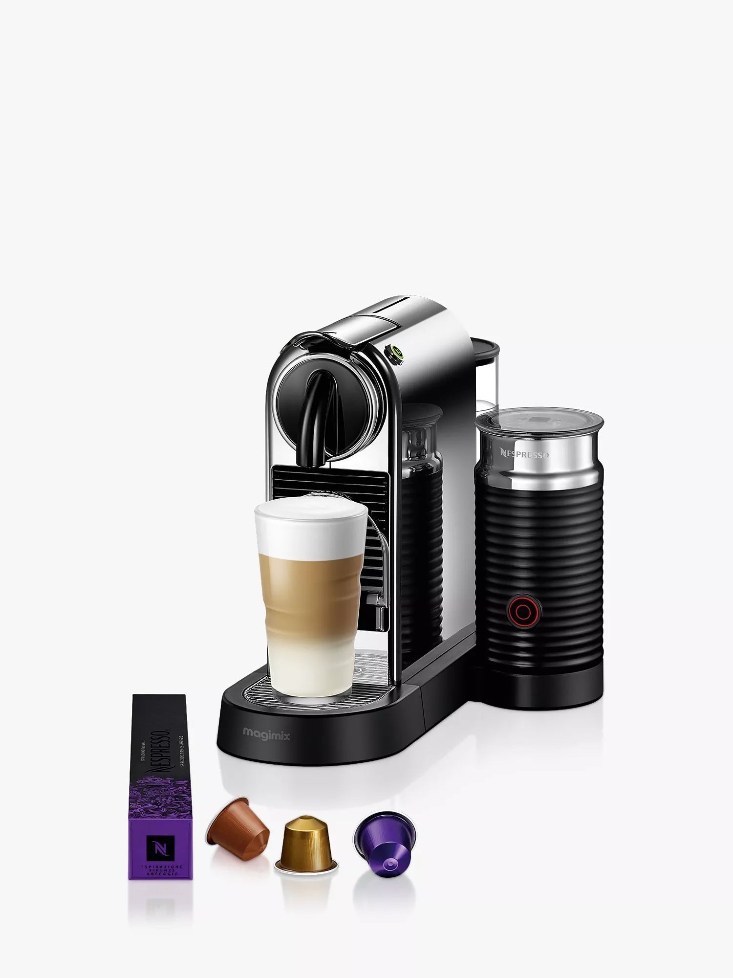 Nespresso CitiZ Coffee Machine with Aeroccino Milk Frother by Magimix - McGrocer
