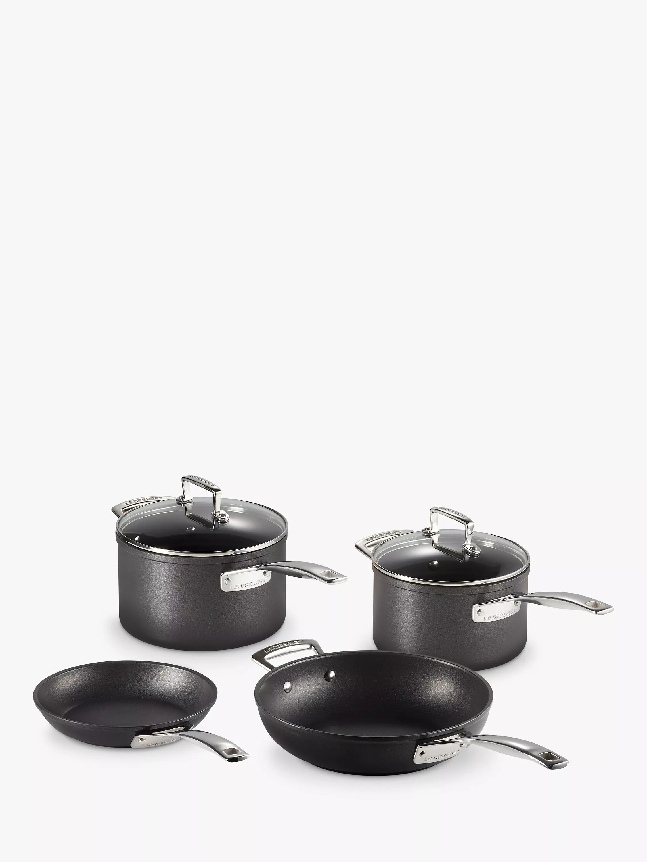 Le Creuset Toughened Non-Stick Cookware Pan Set, 4 Piece - McGrocer