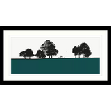John Lewis Jacky Al-Samarraie 'Roundhay Park' Framed Print & Mount, 44.5 x 84.5cm - McGrocer