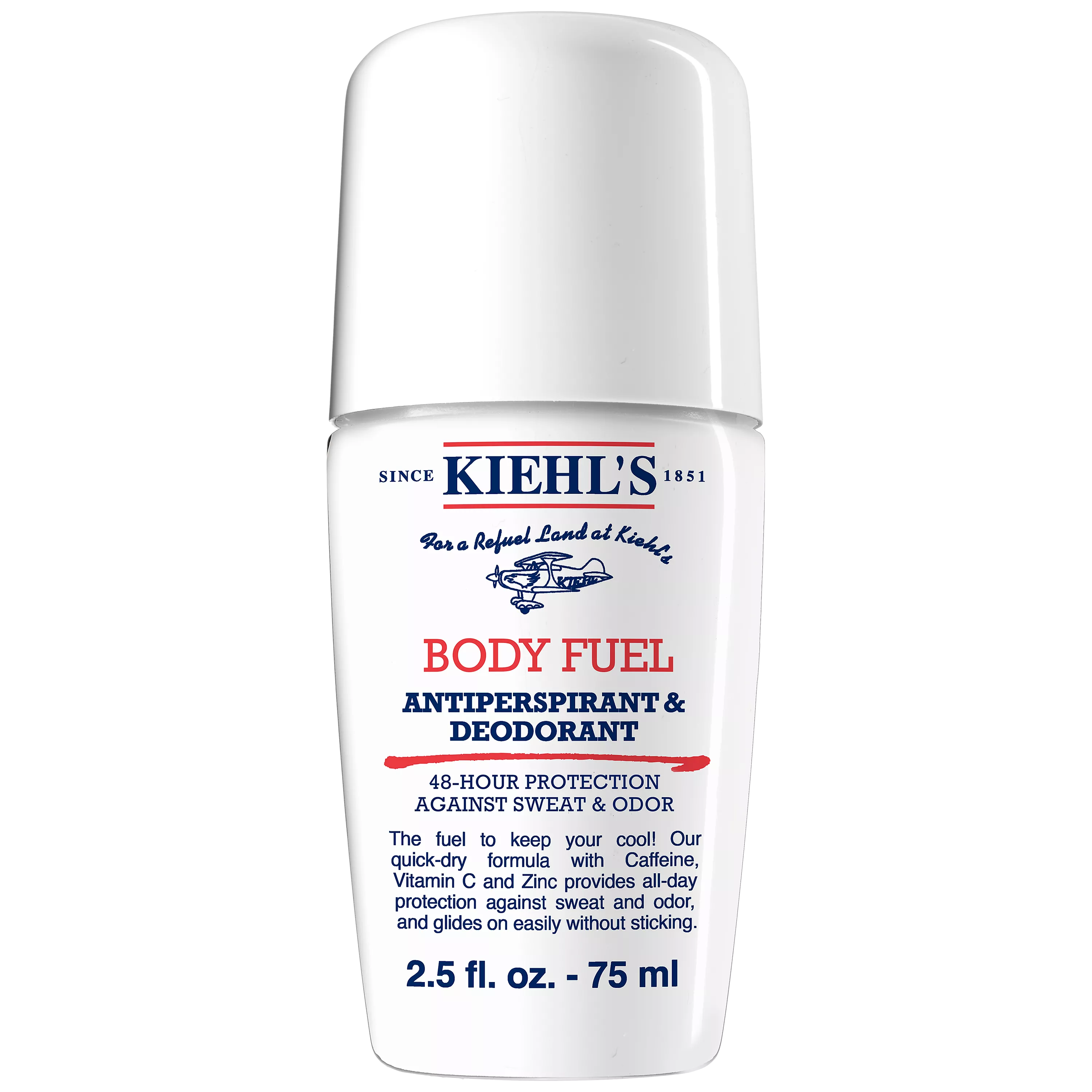 Kiehl's Body Fuel Antiperspirant & Deodorant For Men, 75ml - McGrocer