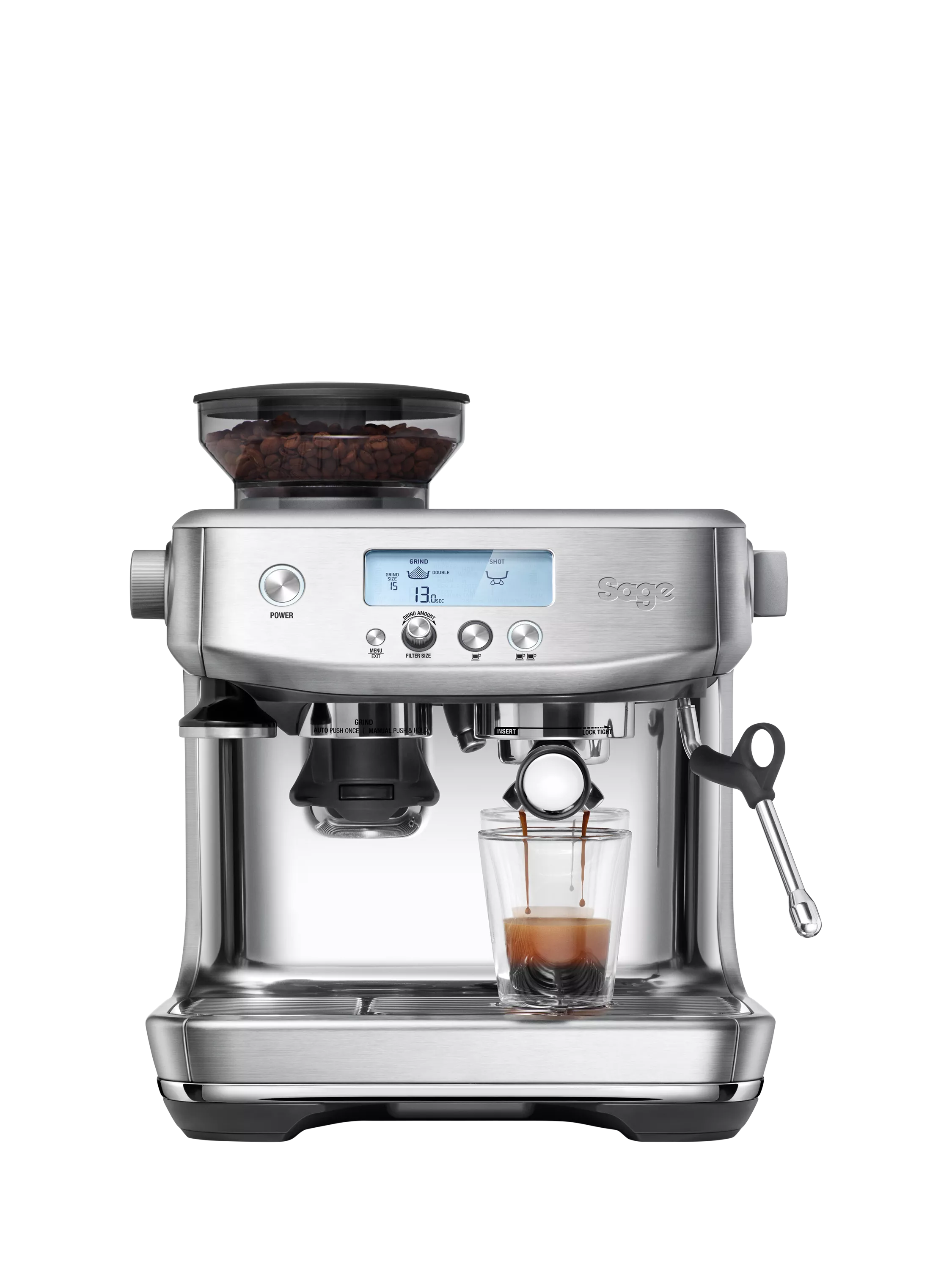 Sage SES878 The Barista Pro Luxe Coffee Machine - McGrocer