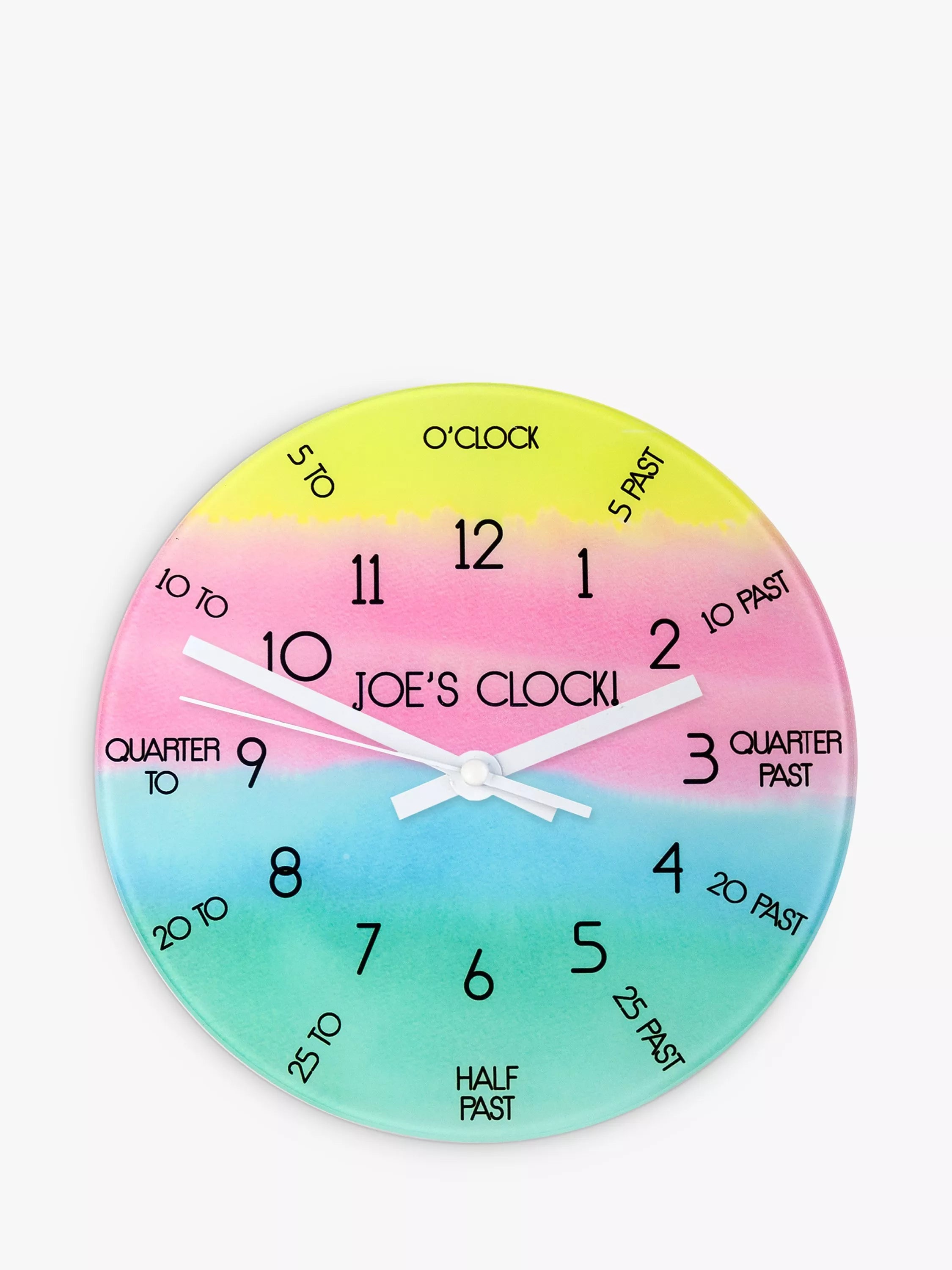 Treat Republic Personalised I Can Tell The Time! Clock - McGrocer