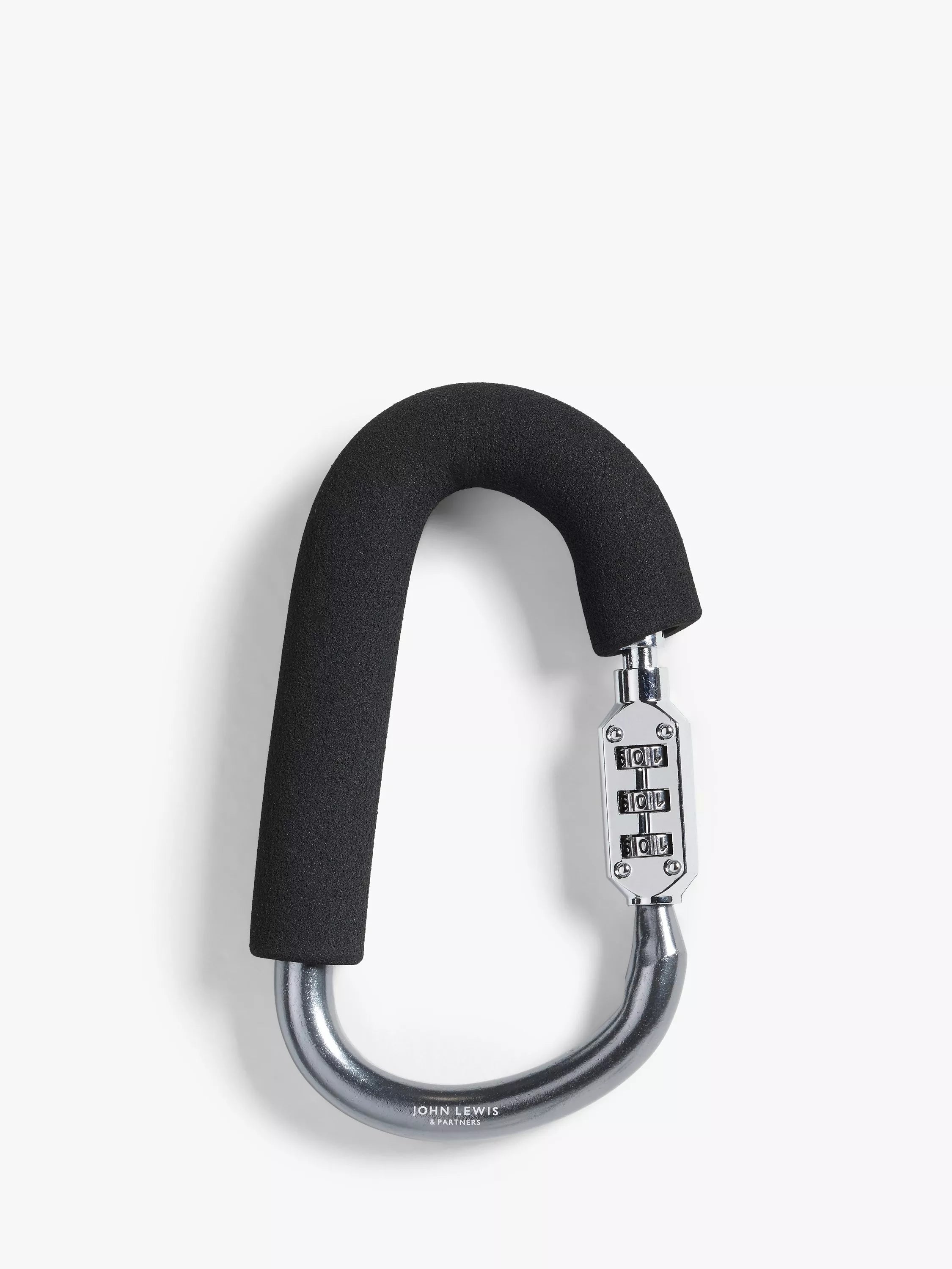 John Lewis ANYDAY Universal Karabiner-Style Pushchair Clip with Combination Lock - McGrocer