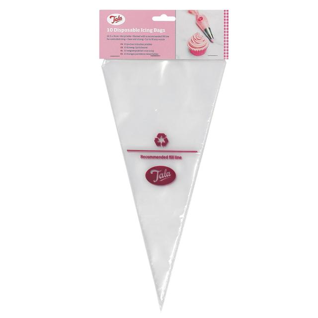 Tala 10 Disposable Recyclable Icing Bags   10 per pack GOODS M&S   
