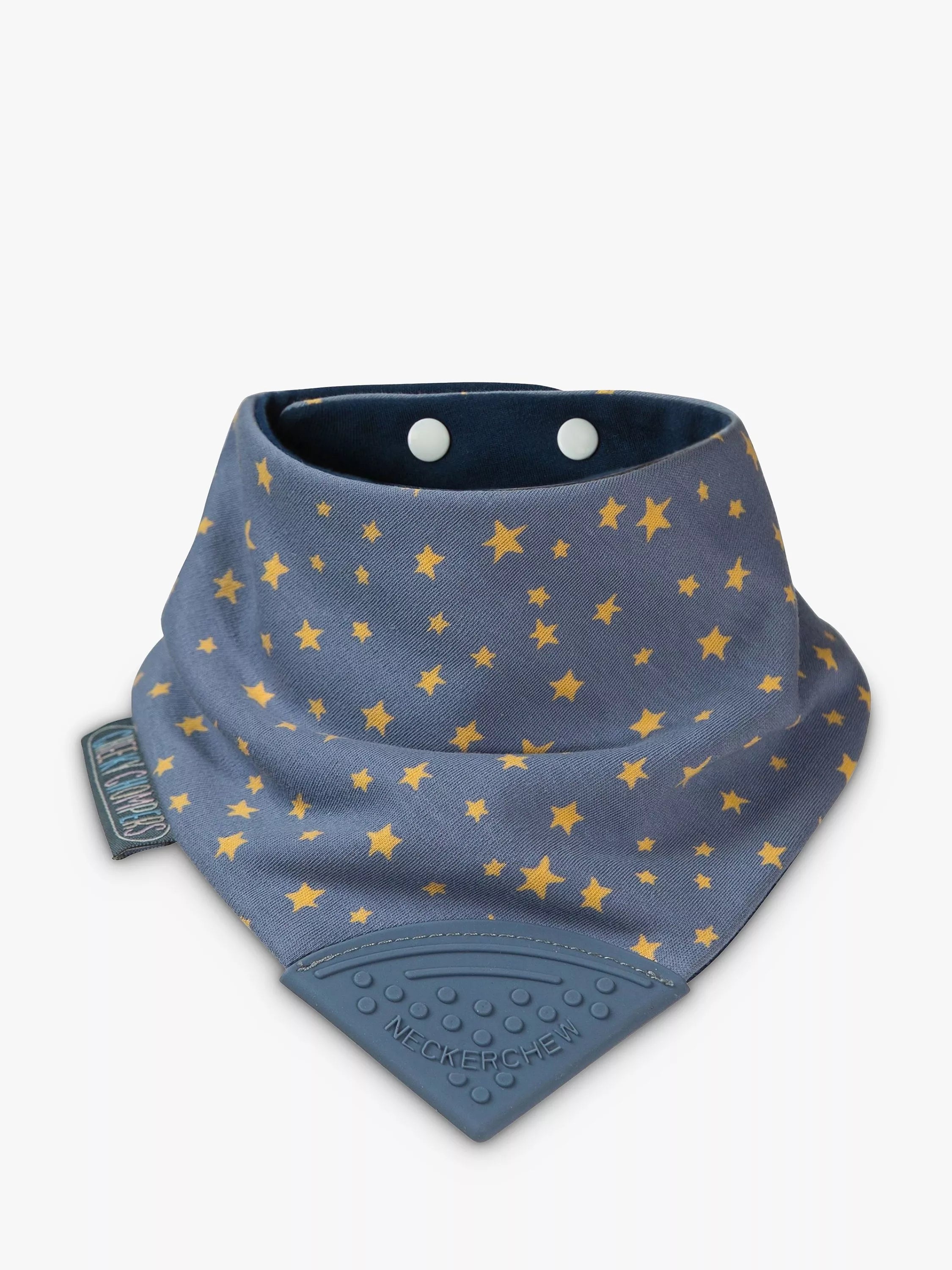 Cheeky Chompers Teething Dribble Bib, Midnight Stars - McGrocer