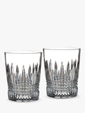 Waterford Crystal Cut Glass Lismore Diamond Double Old Fashioned Tumbler Set Of 2 310Ml Clear