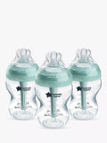 Tommee Tippee Advanced Anti-Colic Baby Bottles with Slow Flow Breast Like Teats, Pack of 3, 260ml - McGrocer