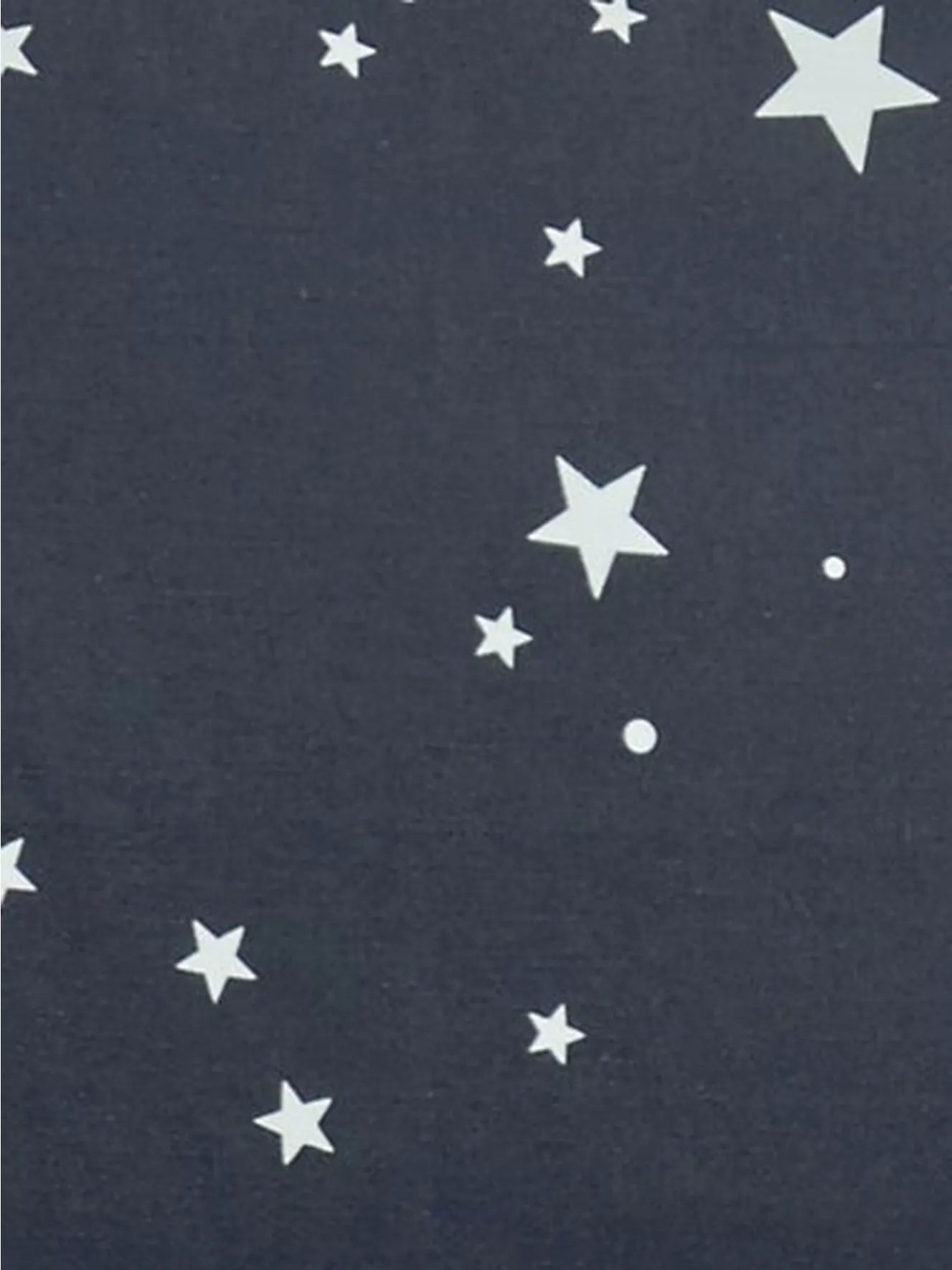 John Lewis Easy Care Star Print Reversible Duvet Cover and Pillowcase Set, Cotbed (120 x 140cm) - McGrocer