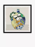 John Lewis Aimee Wilson 'Picasso Vase' Framed Print, 42 x 42cm, Multi - McGrocer