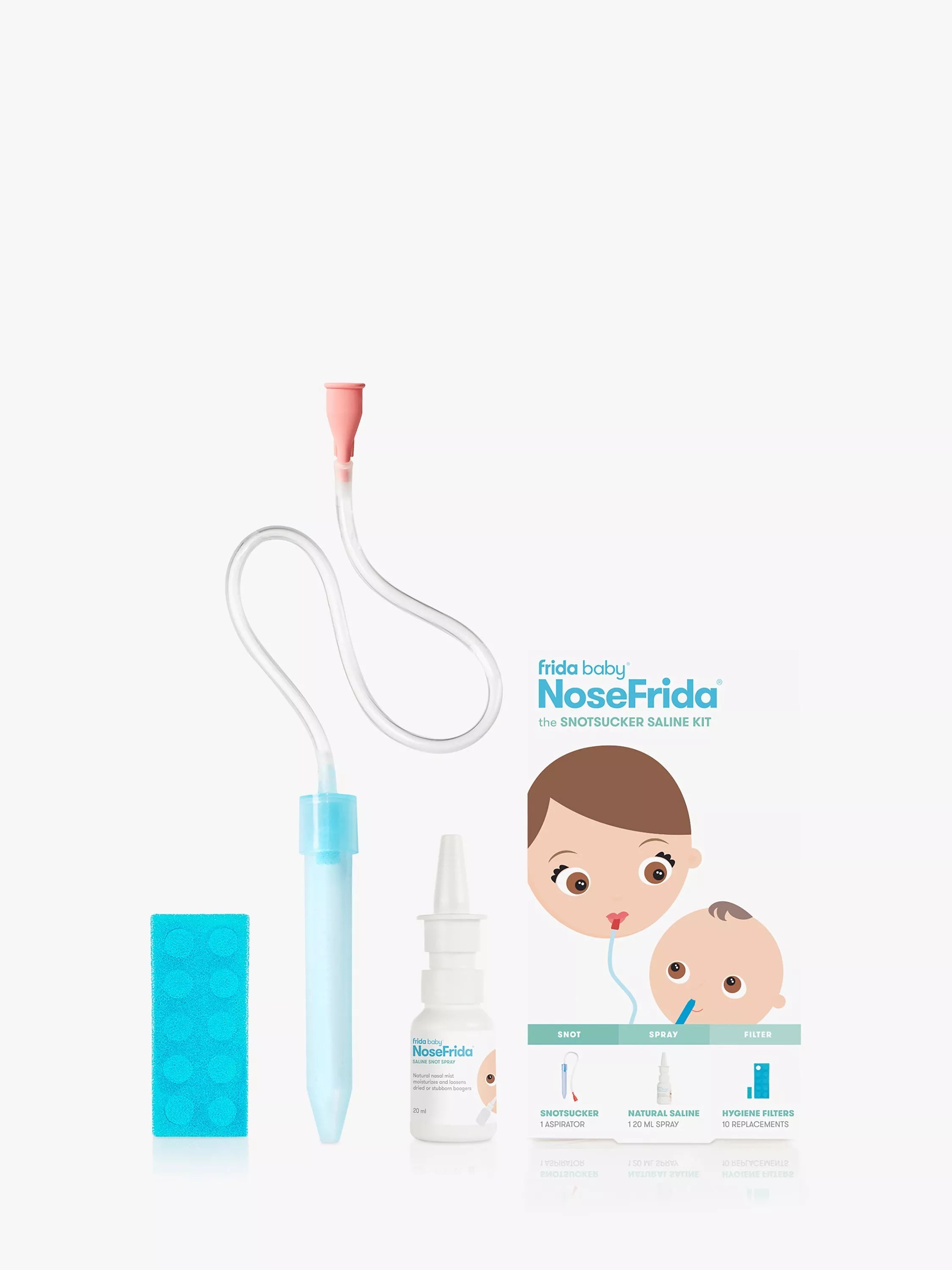 Fridababy NoseFrida Snot Sucker Saline Kit - McGrocer