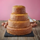 The Original Cake Company 4 Tiered Vanilla Cake