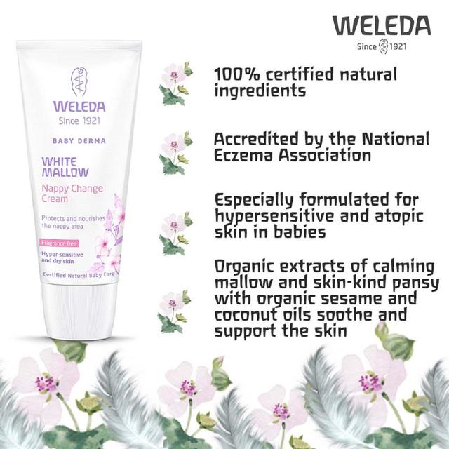 Weleda Baby White Mallow Nappy Cream    50ml GOODS M&S   
