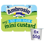 Ambrosia Custard Mini Pots 30% Reduced Sugar   6 x 55g - McGrocer
