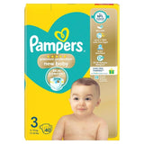 Pampers New Baby Nappies Size 3 (6-10kg) Essential Pack   40 per pack - McGrocer