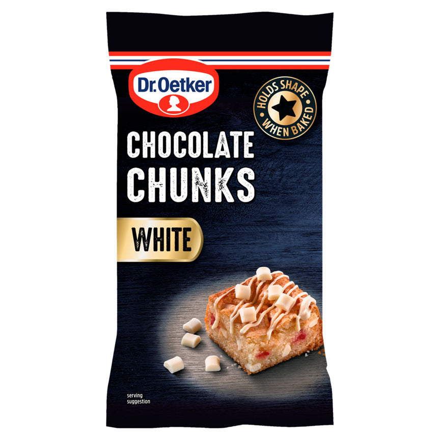 Dr. Oetker White Chocolate Chunks - McGrocer