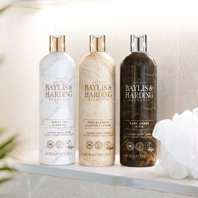 Baylis & Harding Elements Body Wash - White Tea & Neroli   500ml - McGrocer