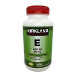 Kirkland Signature Vitamin E 400IU 500 Count