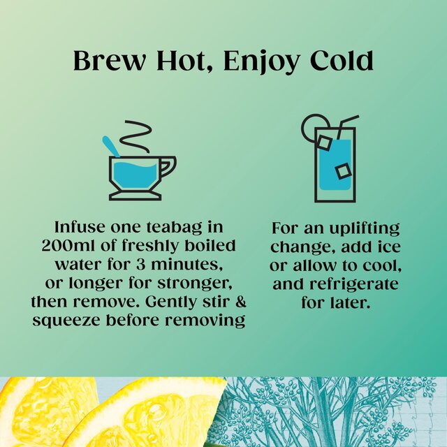 Twinings Superblends Detox with Lemon Ginger & Fennel   20 per pack - McGrocer