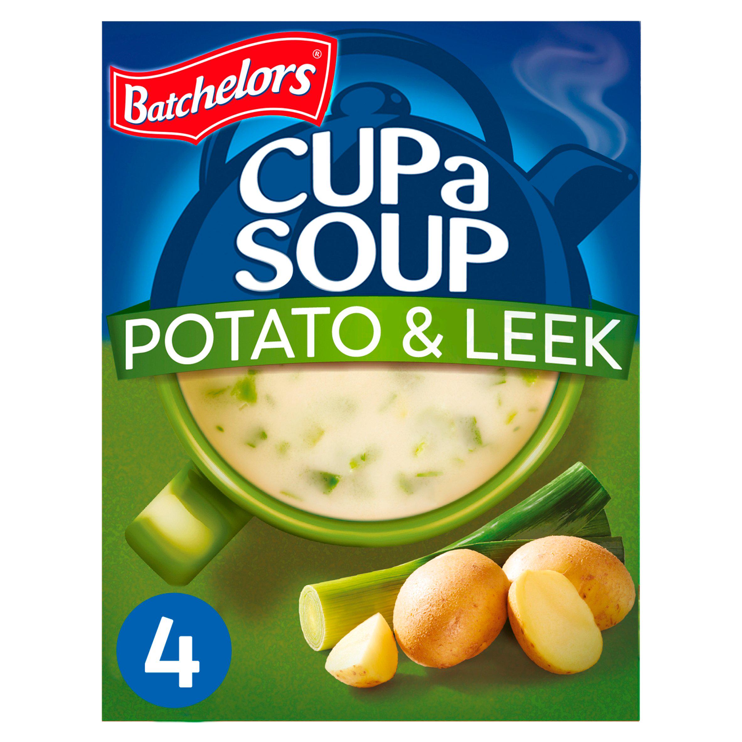 Batchelors Cup a Soup, Potato & Leek x4 107g - McGrocer