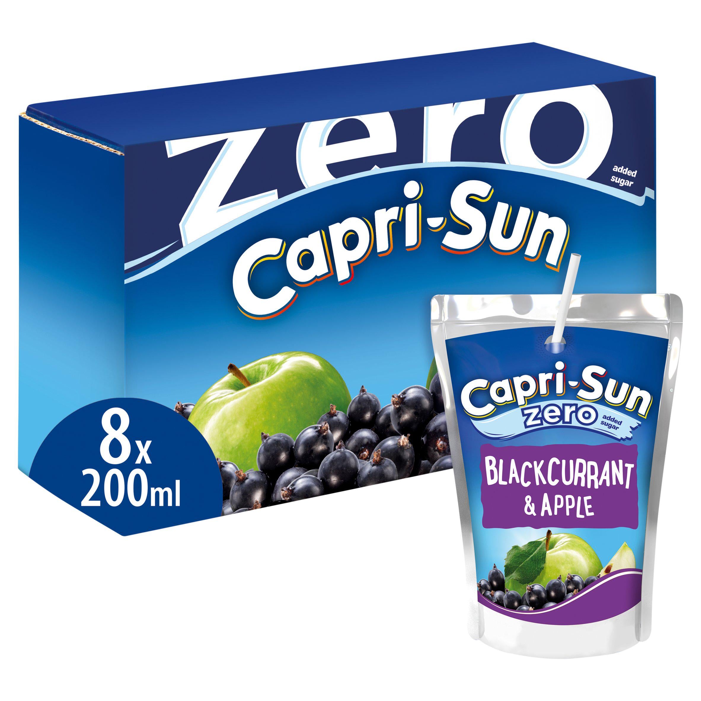 Capri-Sun Zero Blackcurrant & Apple 8x200ml - McGrocer