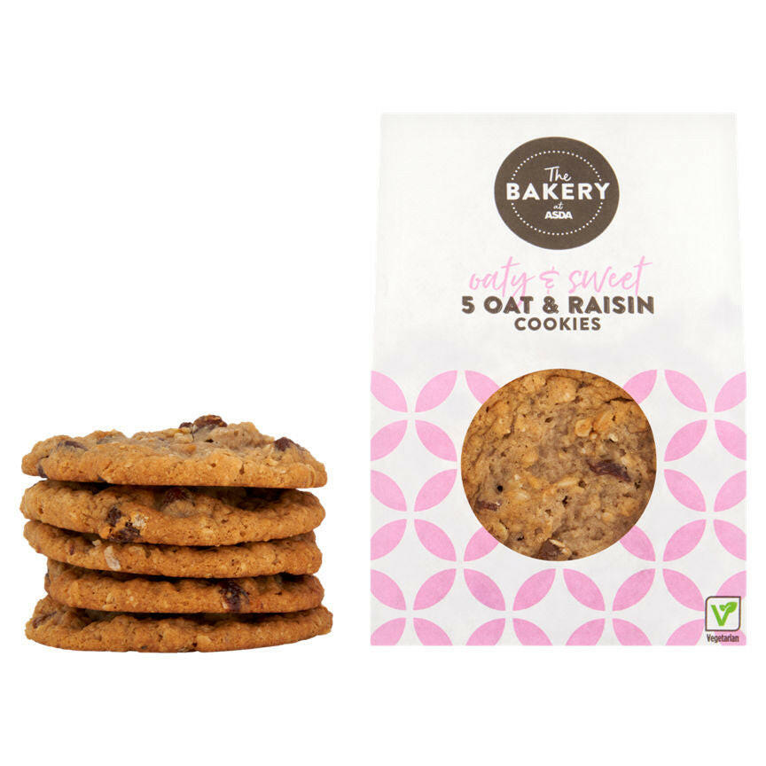 The BAKERY at ASDA 5 Oat and Raisin Cookies GOODS ASDA   