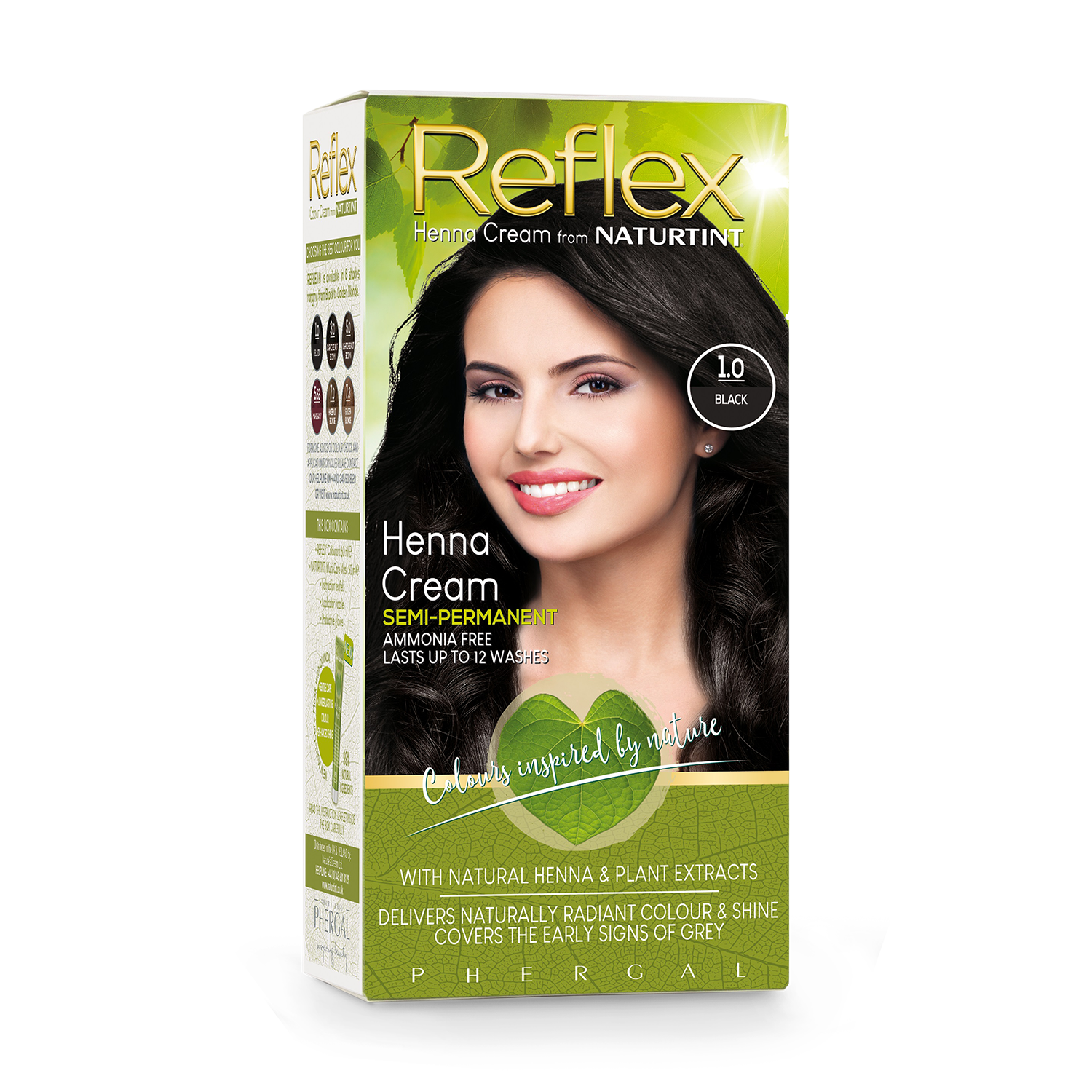 Naturtint Reflex Semi-Permanent Henna Cream Hair Colour 5.62 (Mahogany) - 998270