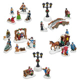 30 Piece Christmas Village with Lights and Sounds - McGrocer