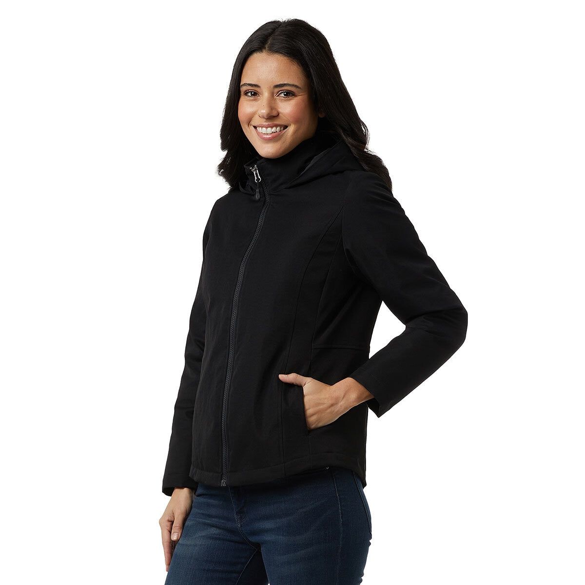 32 Degrees Ladies Soft Tech Short Jacket - McGrocer