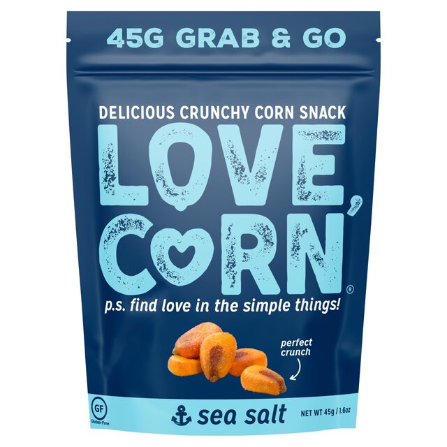 LOVE CORN Sea Salt Crunchy Corn   45g - McGrocer