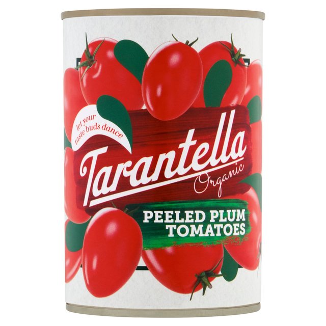 Tarantella Organic Peeled Plum tomatoes in Tomato Juice   400g GOODS M&S   