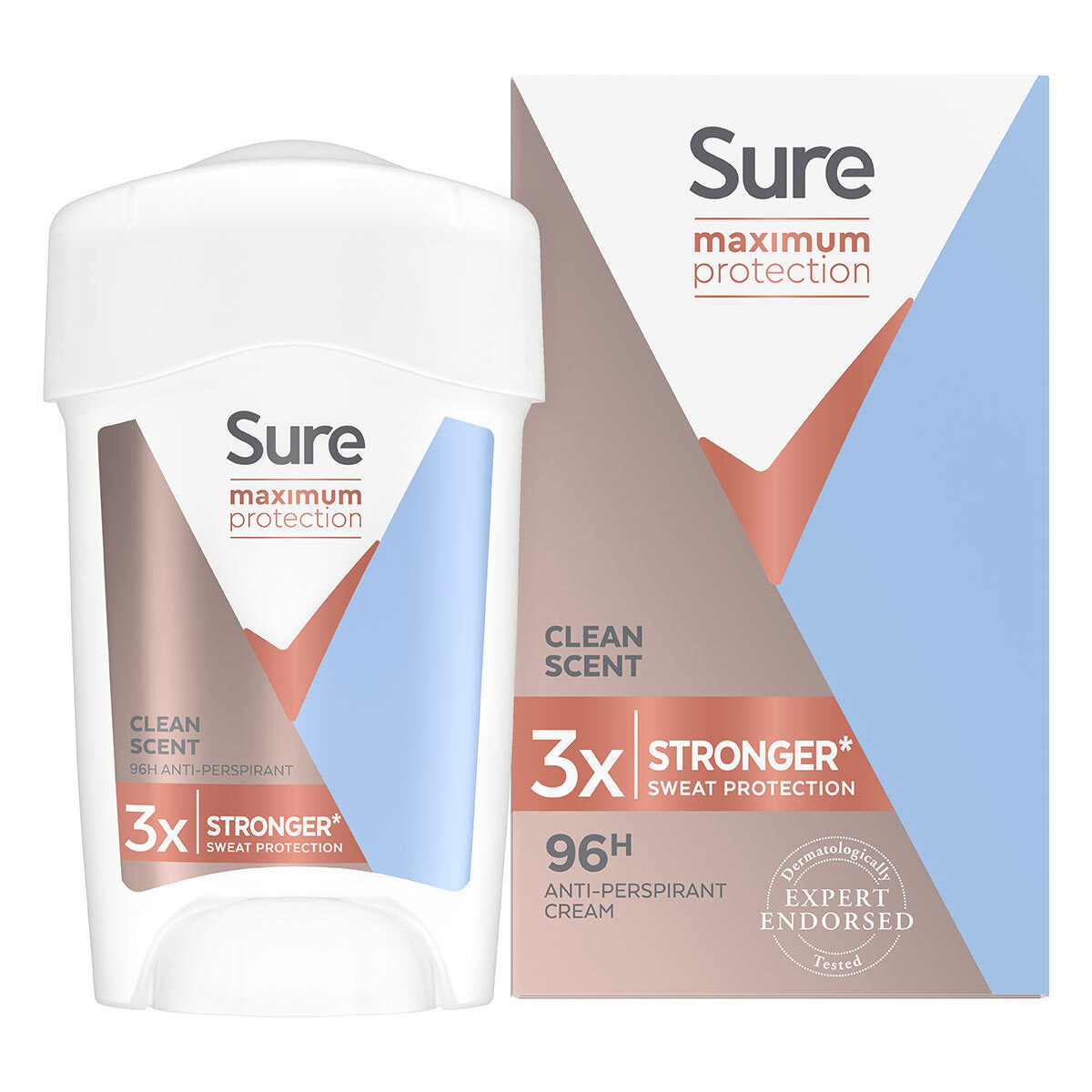 Sure Women Maximum Protection Anti-Perspirant, 2 x 45ml GOODS Costco UK