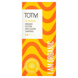 TOTM Organic Cotton Applicator Tampons Medium   16 per pack