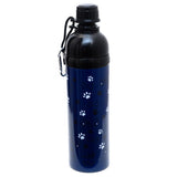 Long Paws Lick n Flow Navy Water Bottle 750ml