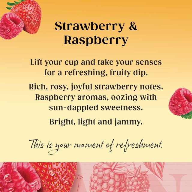 Twinings Strawberry & Raspberry Tea   20 per pack GOODS M&S   